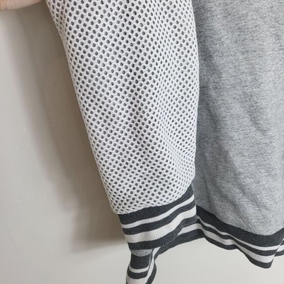 Lorna Jane Rory Gray White Black Hooded Sweatshirt / Hoodie Medium - Picture 4 of 9